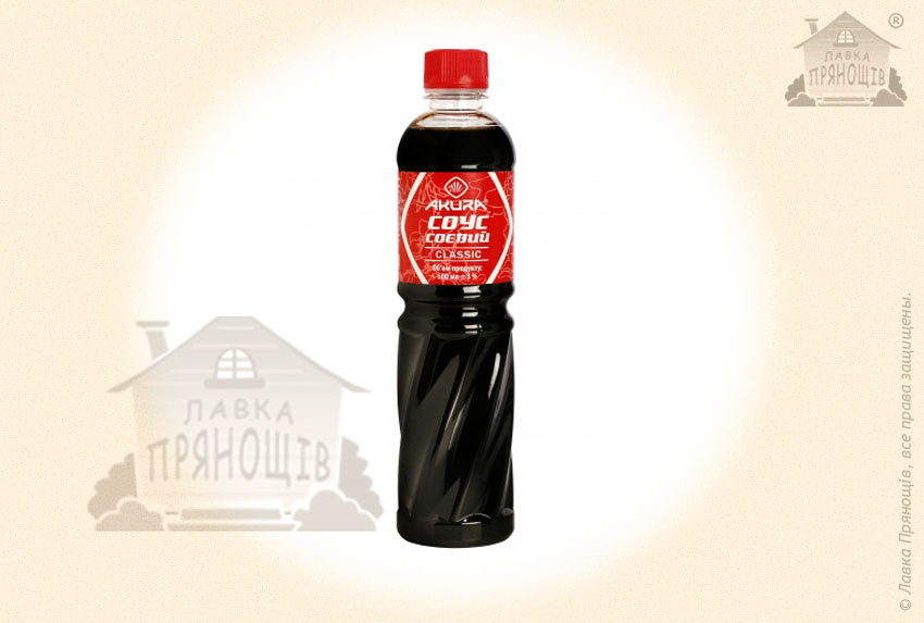 Соєвий соус Akura класичний 500 мл в магазині Лавка прянощів - оригінальне фото