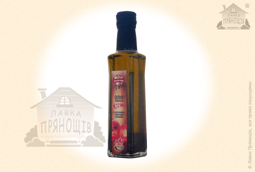 Олія оливкова з копченими томатами різаними в магазині Лавка прянощів - оригінальне фото